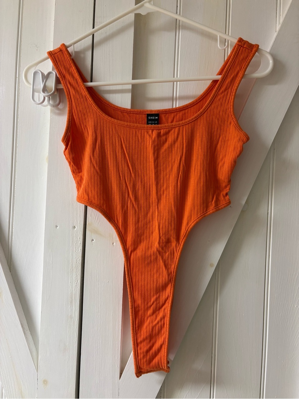Shein high cut leg body suit